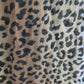 Leopard print long scarf