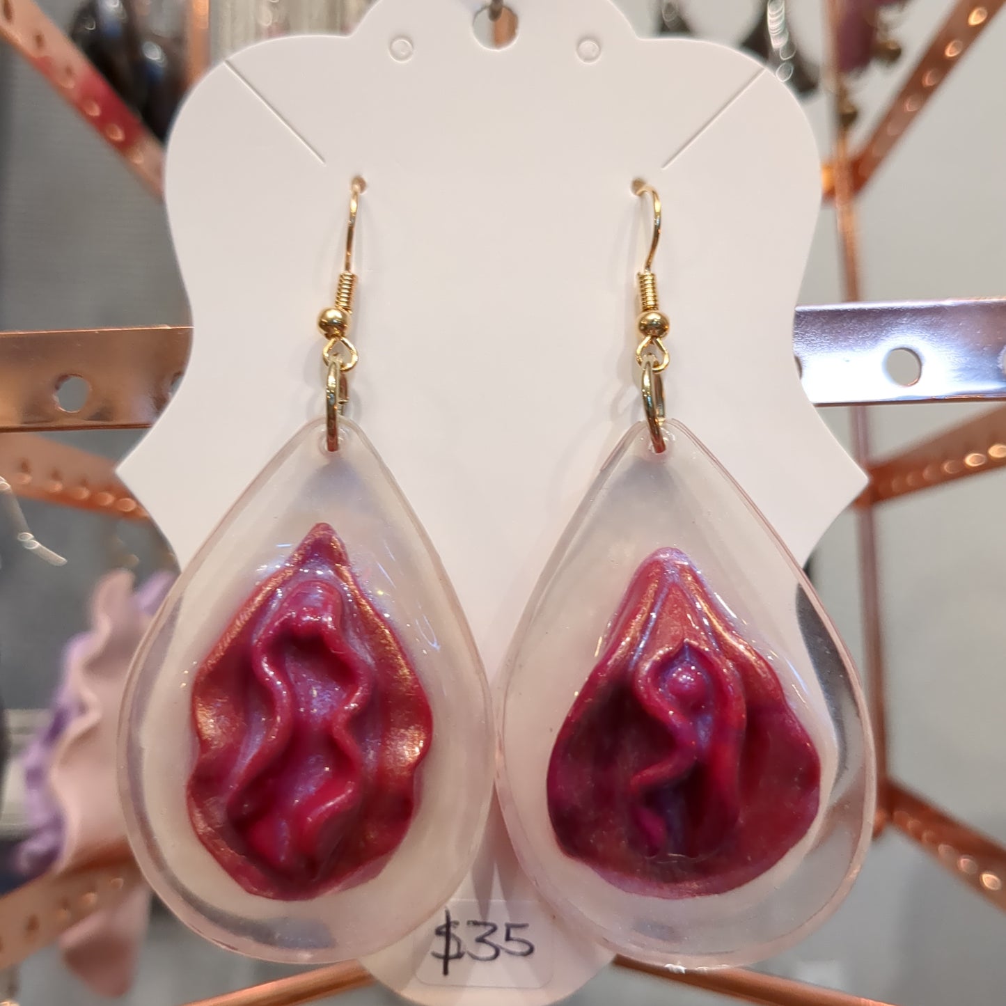 Vulva Earrings