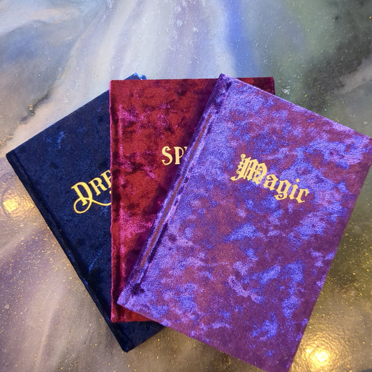Velvet cover journals