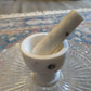 Small marble mortar and pestle