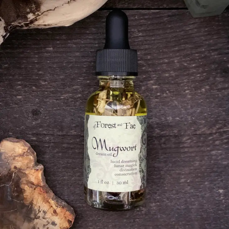 Mugwort Dream Oil | Lucid Dreaming | Journey Work | Altar Oil | Ritual | Spellcrafting | Witchcraft | Candle Dressing Oil | Witch