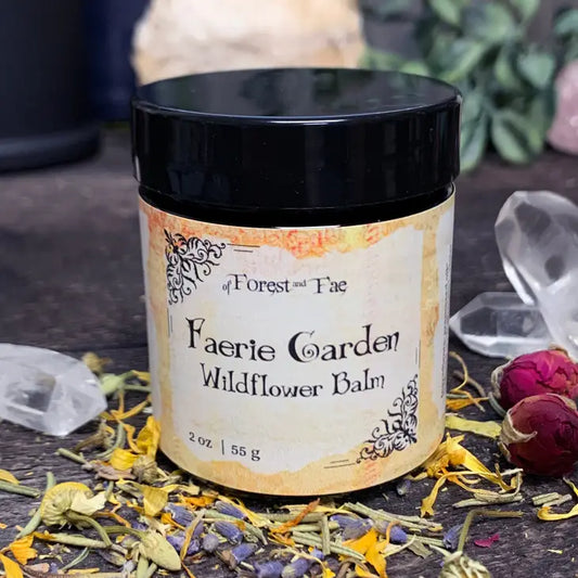 Faerie Garden Wildflower Balm | Green Witch | Garden Salve | Cottagecore Herbs | Calming Balm | Itch Relief | Herb Balm | Insect Bite Relief