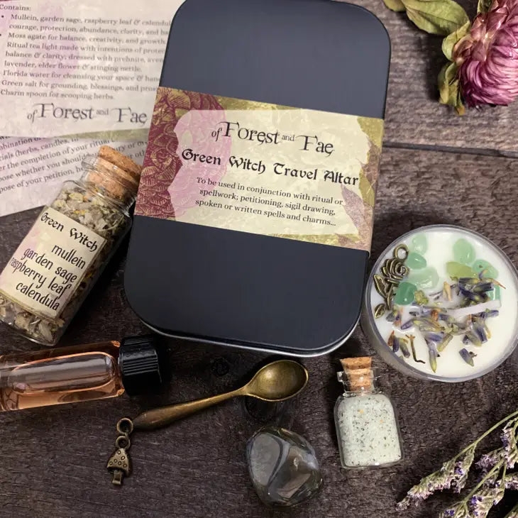 Green Witch Travel Altar