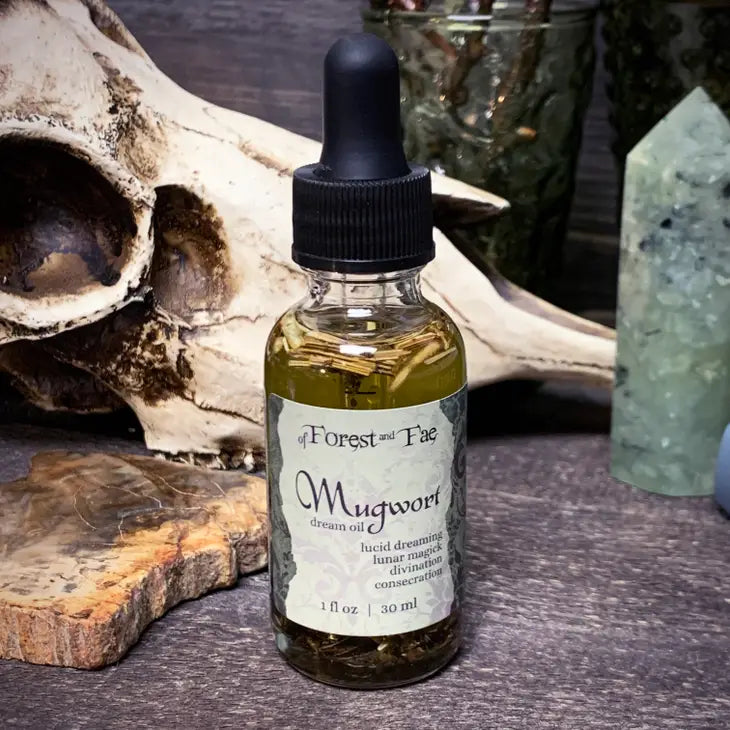 Mugwort Dream Oil | Lucid Dreaming | Journey Work | Altar Oil | Ritual | Spellcrafting | Witchcraft | Candle Dressing Oil | Witch