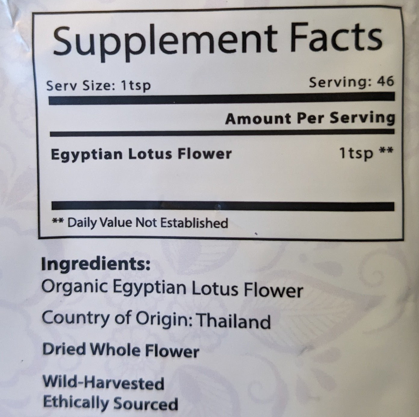 Organic Egyptian Blue Lotus Flowers