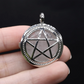 Pentagram Gemstone Necklace Locket