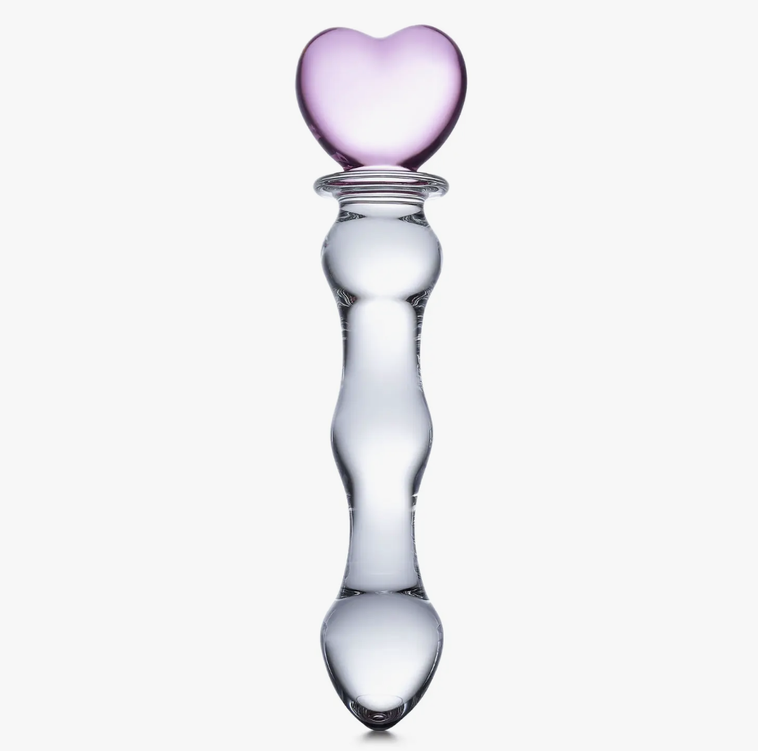 8” Sweetheart glass dildo