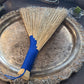 Small Turkey Wing Natural and Blue Broom