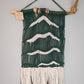 Snow-capped mountains macrame wall art