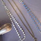 Brass skeleton key necklace