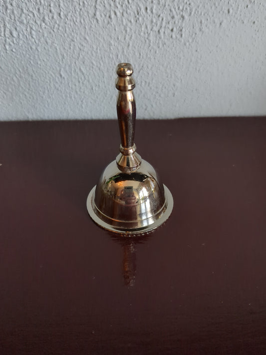 Silver Altar Bell in Chrome - 2.75"H
